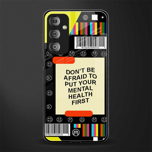 mental health back phone cover | glass case for samsung galaxy f23 5g