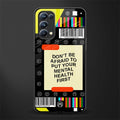 mental health back phone cover | glass case for oppo reno 5