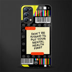 mental health back phone cover | glass case for oppo reno 5