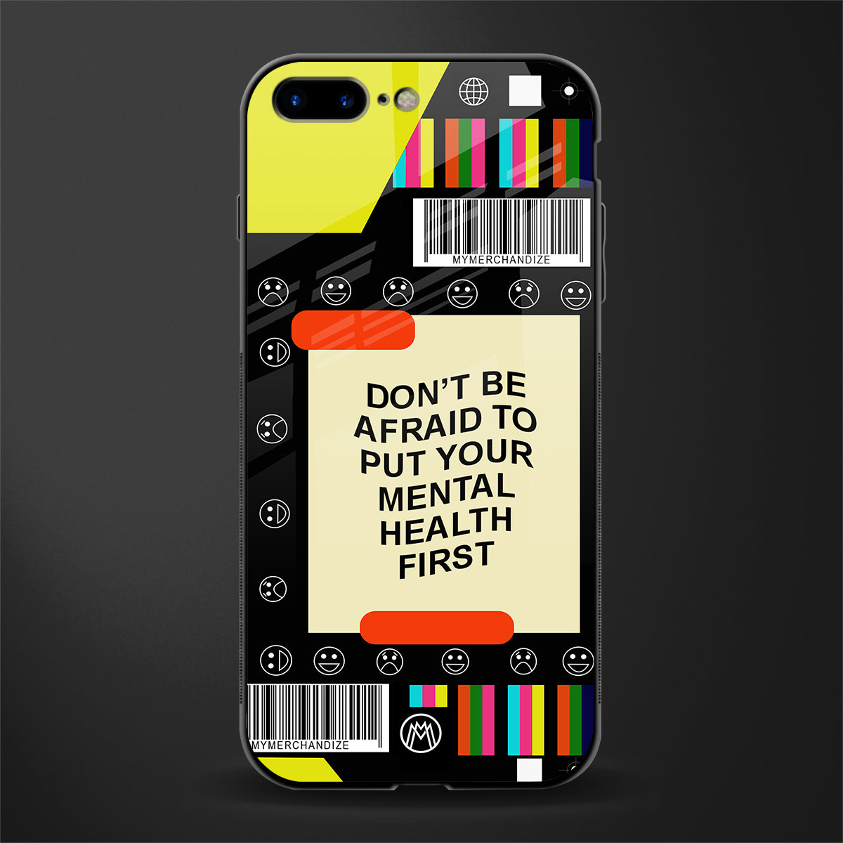 mental health glass case for iphone 7 plus image