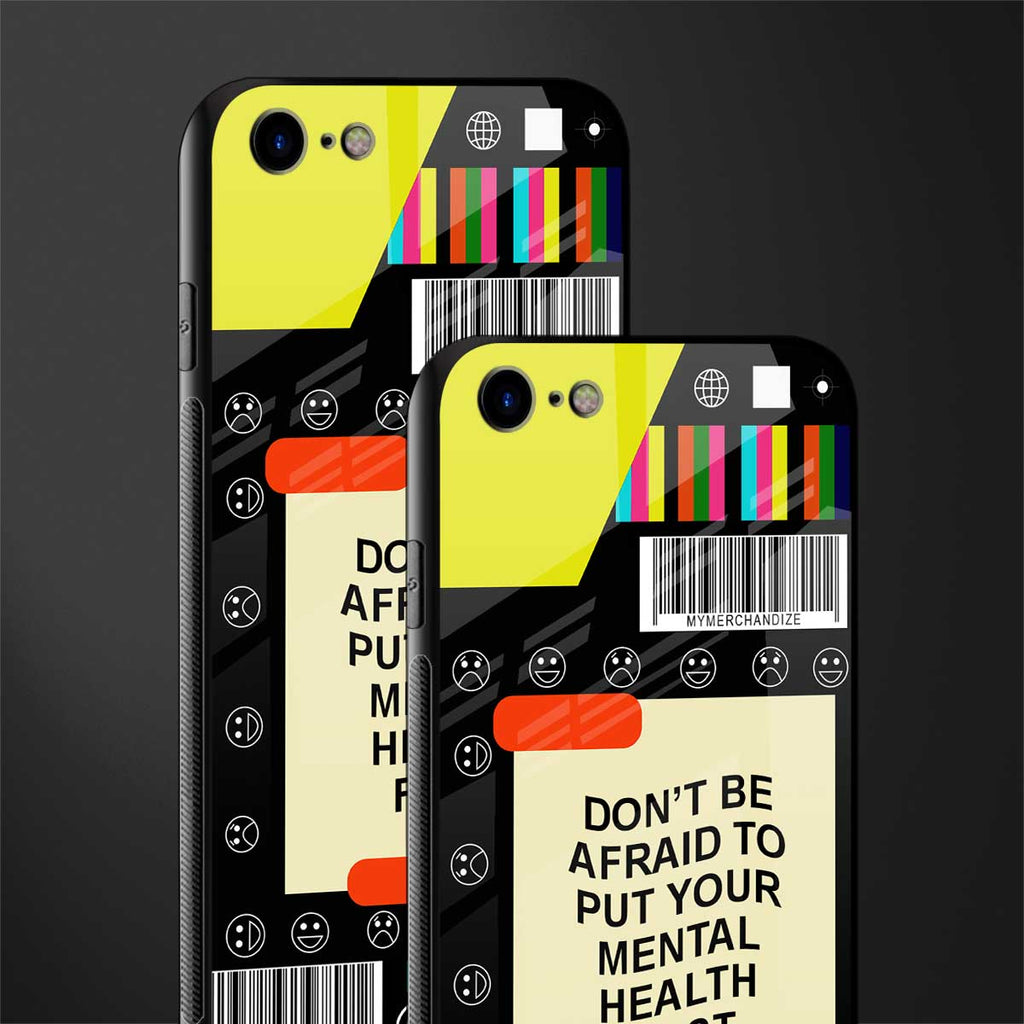 mental health glass case for iphone 8 image-2