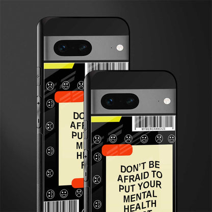 mental health back phone cover | glass case for google pixel 7