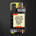 mental health back phone cover | glass case for samsung galaxy a54 5g
