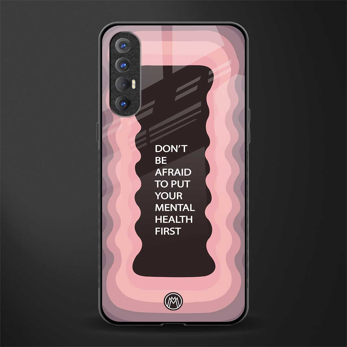 mental health first glass case for oppo reno 3 pro