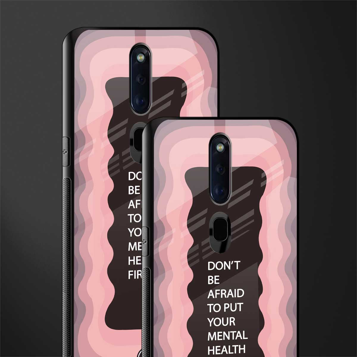 mental health first glass case for oppo f11 pro