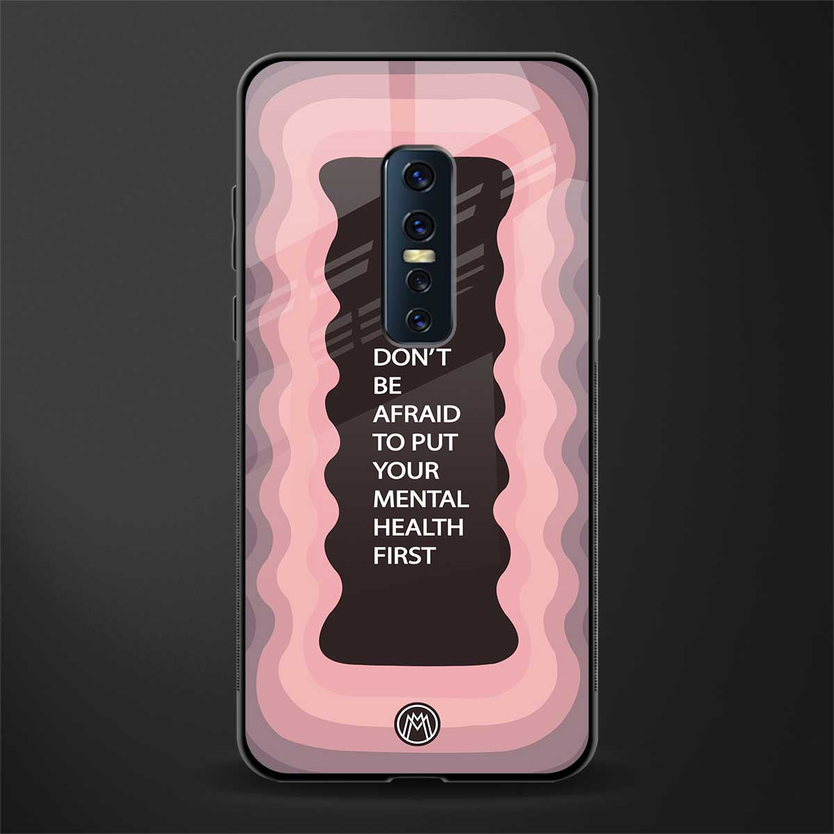 mental health first glass case for vivo v17 pro