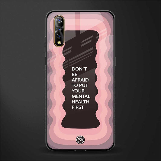 mental health first glass case for vivo s1