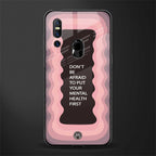 mental health first glass case for vivo v15
