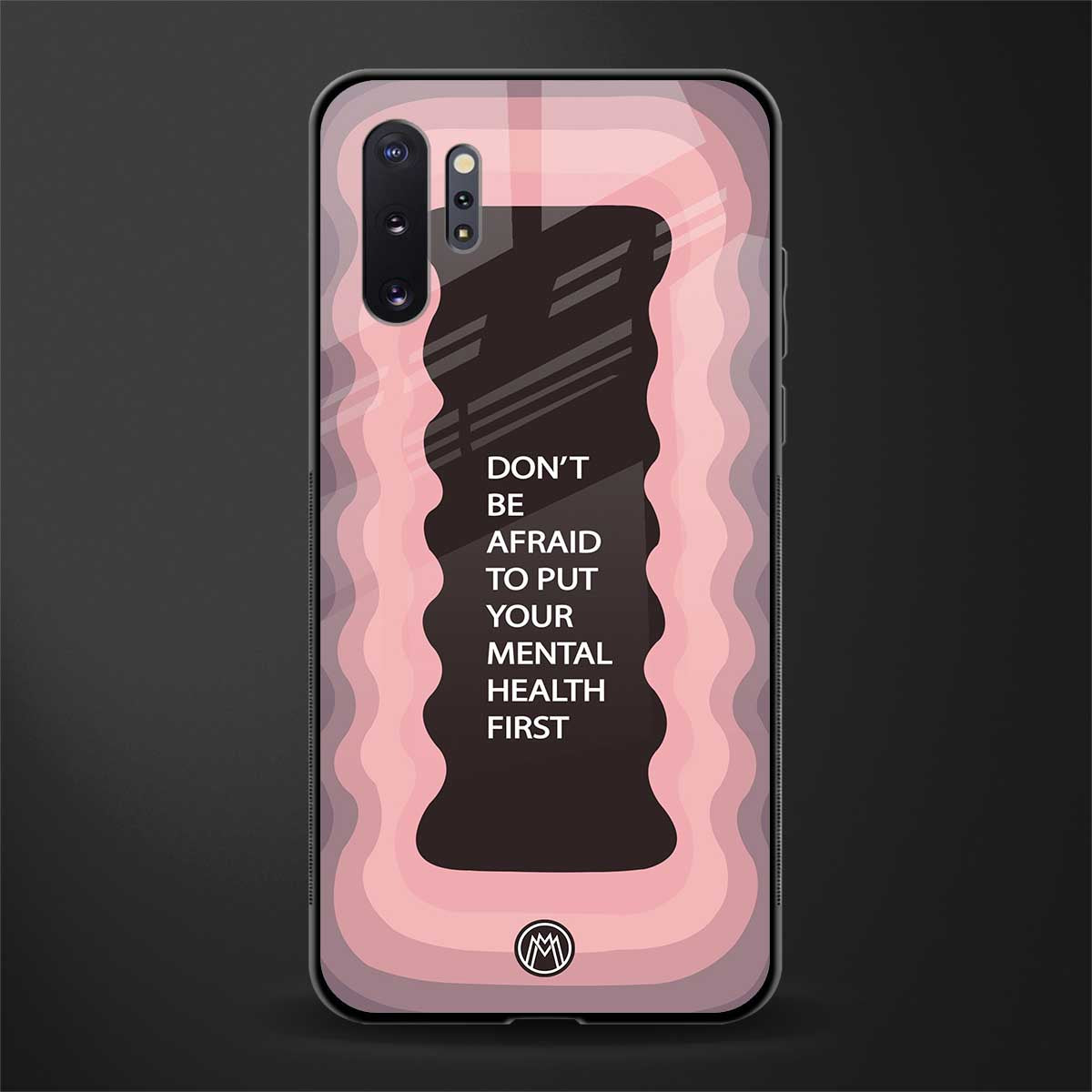 mental health first glass case for samsung galaxy note 10 plus