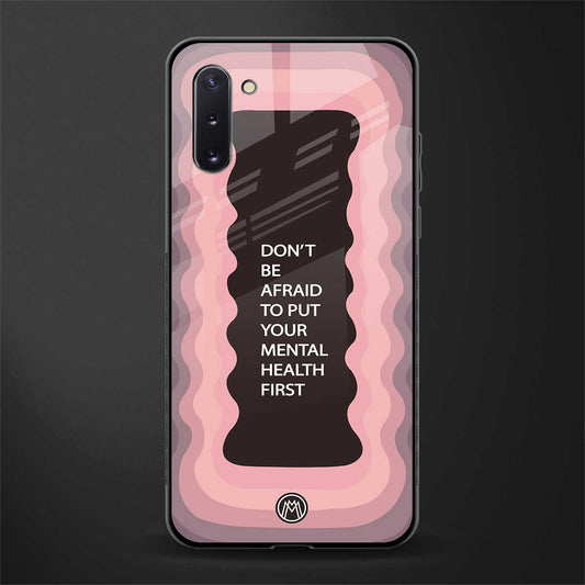 mental health first glass case for samsung galaxy note 10