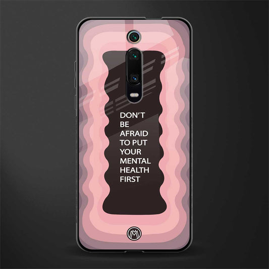 mental health first glass case for redmi k20