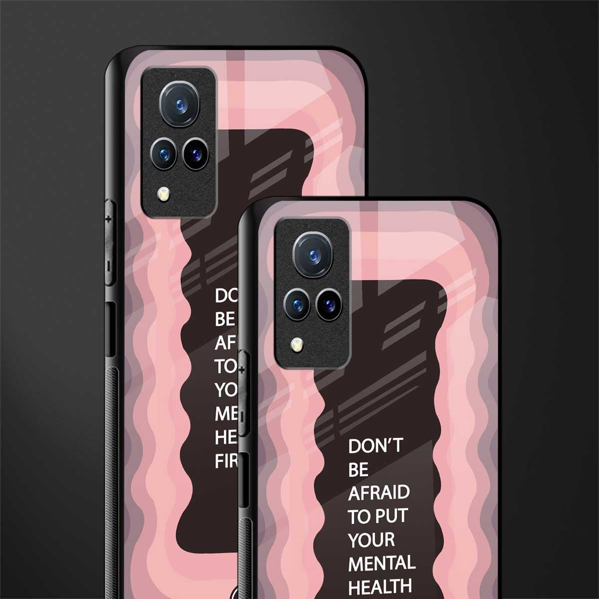 mental health first glass case for vivo v21 5g