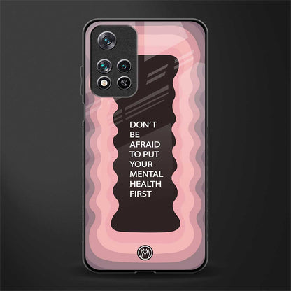 mental health first glass case for poco m4 pro 5g