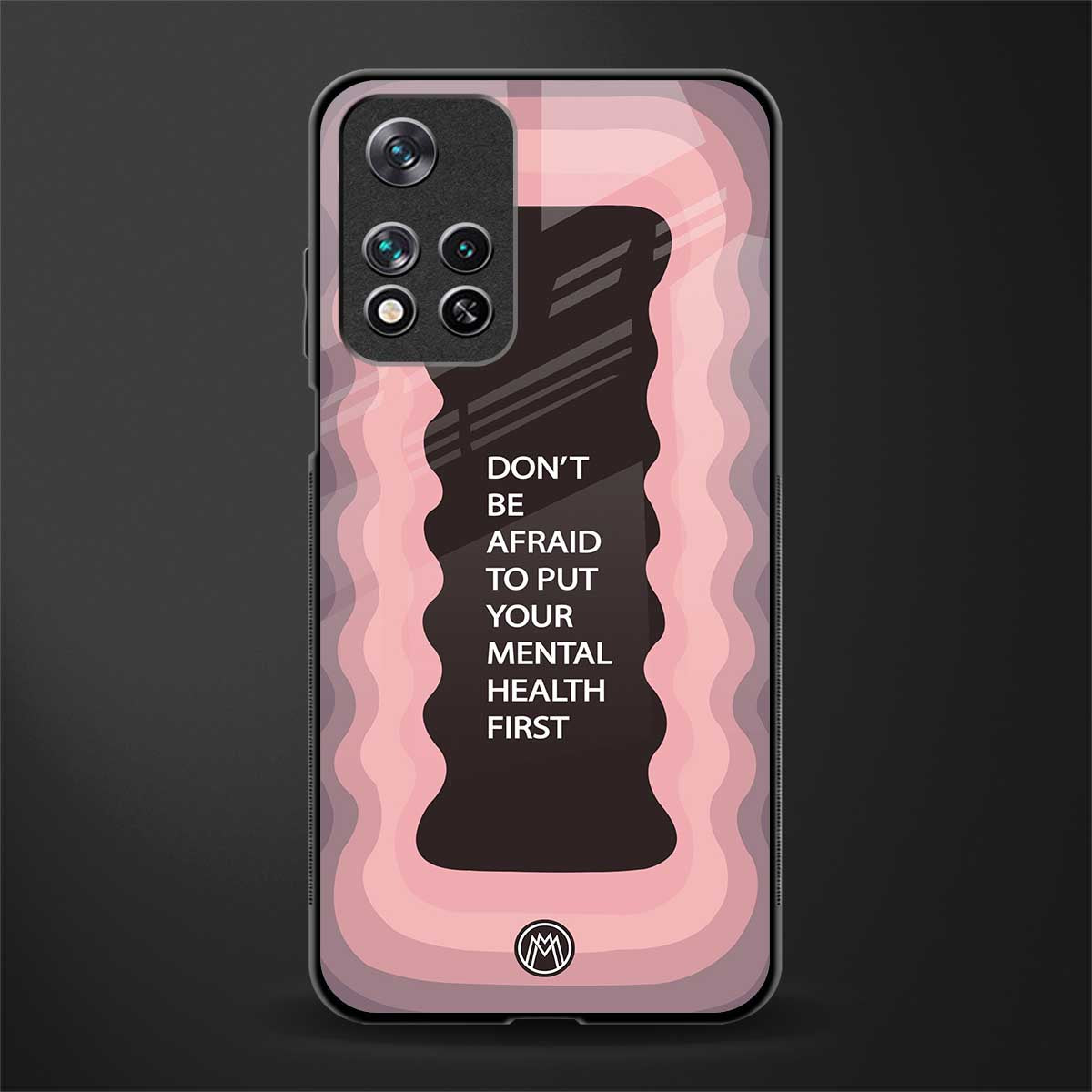 mental health first glass case for xiaomi 11i 5g