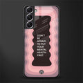 mental health first glass case for samsung galaxy s21 fe 5g