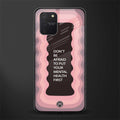 mental health first glass case for samsung galaxy s10 lite