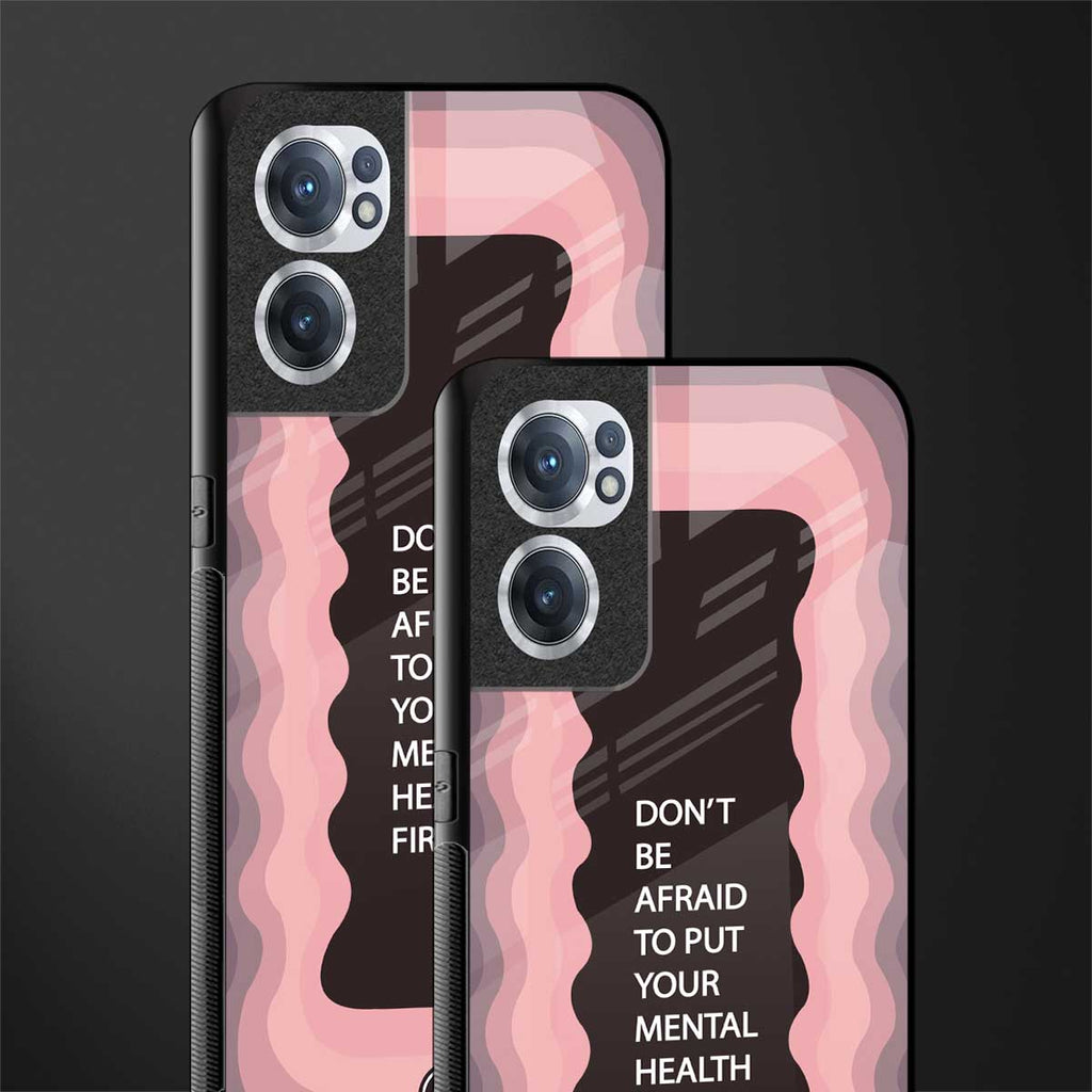 mental health first glass case for oneplus nord ce 2 5g