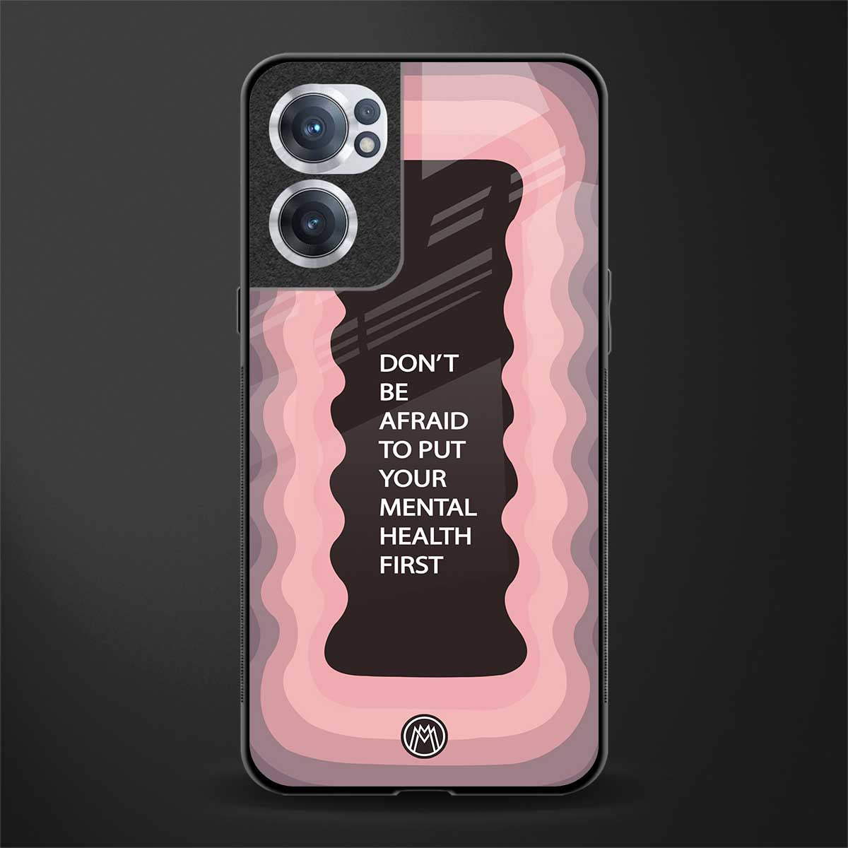 mental health first glass case for oneplus nord ce 2 5g