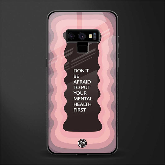 mental health first glass case for samsung galaxy note 9