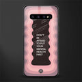 mental health first glass case for samsung galaxy s10