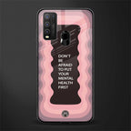 mental health first glass case for vivo y50