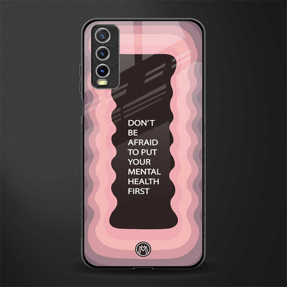 mental health first glass case for vivo y12s