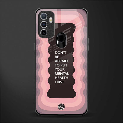 mental health first glass case for oppo a53