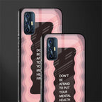 mental health first glass case for vivo v17
