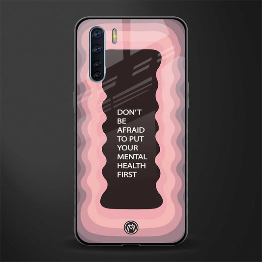 mental health first glass case for oppo f15