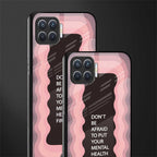 mental health first glass case for oppo f17 pro