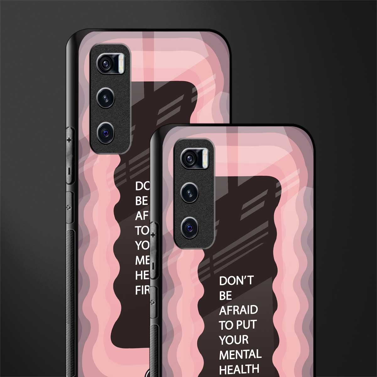 mental health first glass case for vivo v20 se