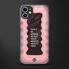 mental health first glass case for iphone 11