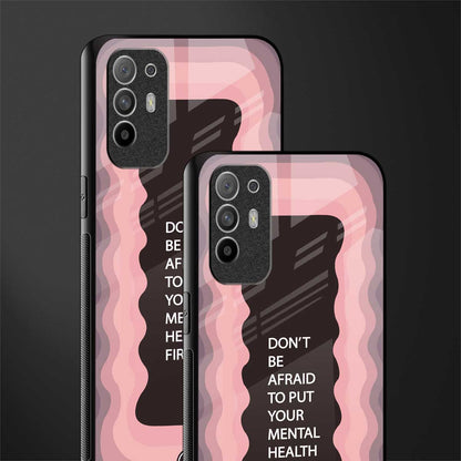mental health first glass case for oppo f19 pro plus