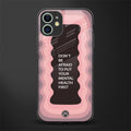 mental health first glass case for iphone 12 mini