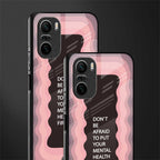 mental health first glass case for mi 11x 5g