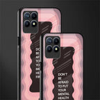 mental health first glass case for realme 8i