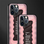 mental health first glass case for iphone 12 pro