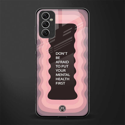 mental health first glass case for samsung galaxy m52 5g