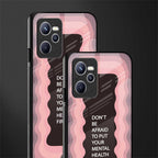 mental health first glass case for realme c35