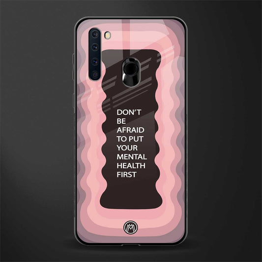 mental health first glass case for samsung a21
