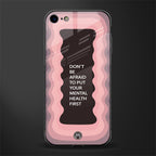 mental health first glass case for iphone 8