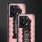 mental health first back phone cover | glass case for oneplus 11
