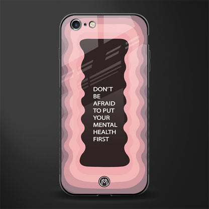 mental health first glass case for iphone 6s plus