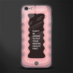 mental health first glass case for iphone 6