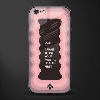 mental health first glass case for iphone 6
