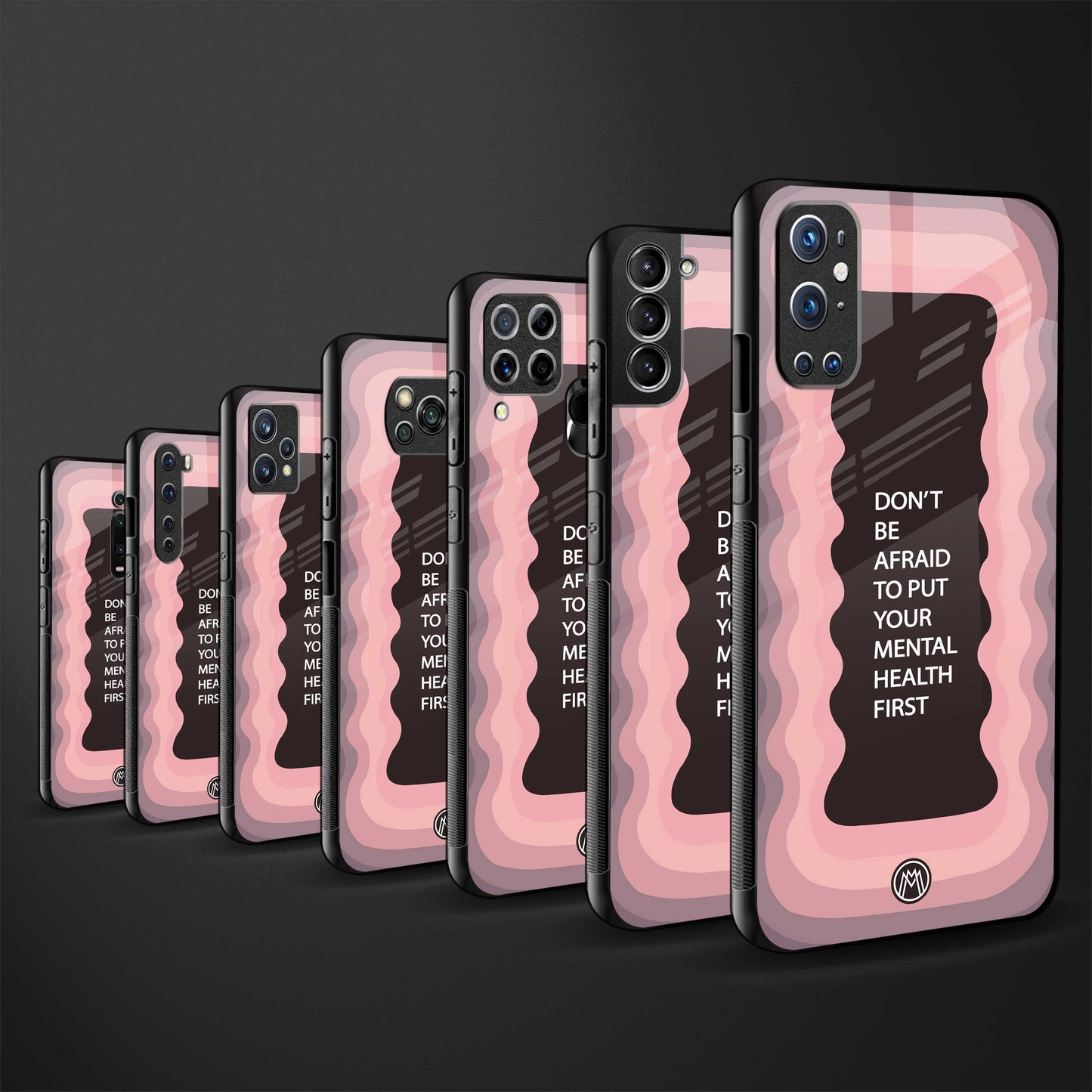mental health first glass case for iphone 12 pro max
