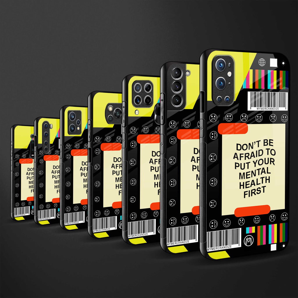 mental health glass case for redmi 9 power image-3
