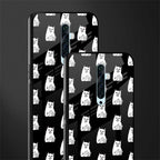 middle finger cat meme glass case for oppo reno 2f image-2