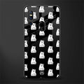 middle finger cat meme glass case for vivo v15 image