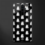 middle finger cat meme glass case for redmi note 8 pro image
